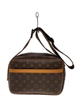 LOUIS VUITTON Reporter Monogram Canvas Brown All over